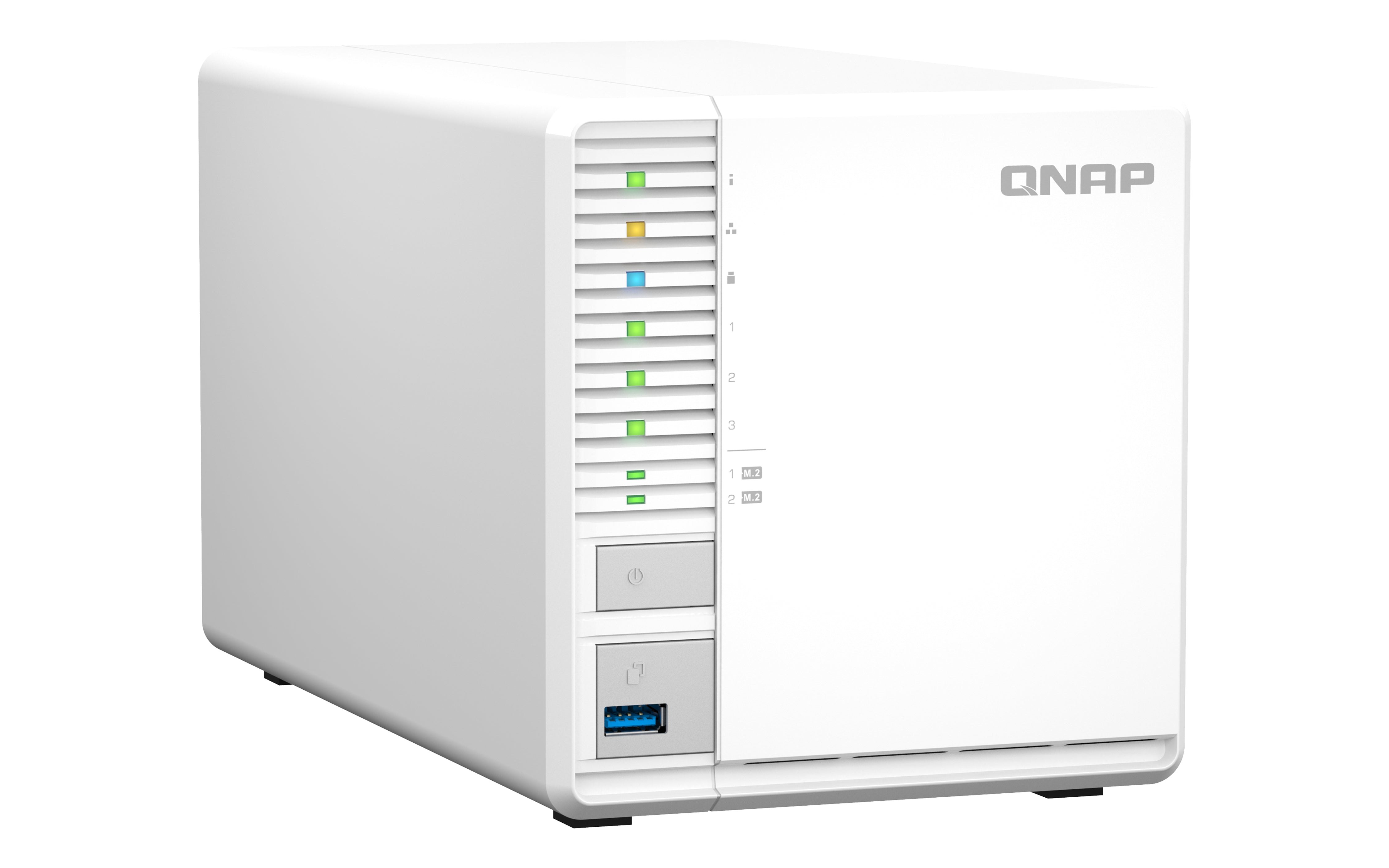 QNAP TS-364 NAS Tower Intel® Celeron® N5095 8 GB DDR4 0 TB QNAP Turbo System White (TS-364-8G)