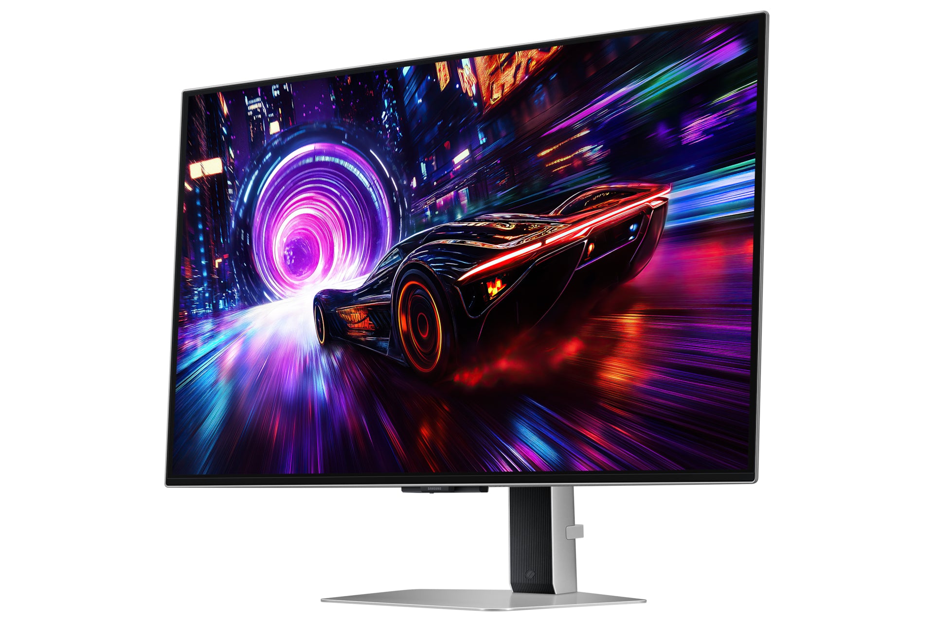 Samsung S32FG810SU computer monitor 81.3 cm (32") 2160 x 3840 pixels 4K Ultra HD OLED Silver (LS32FG810SUXEN)