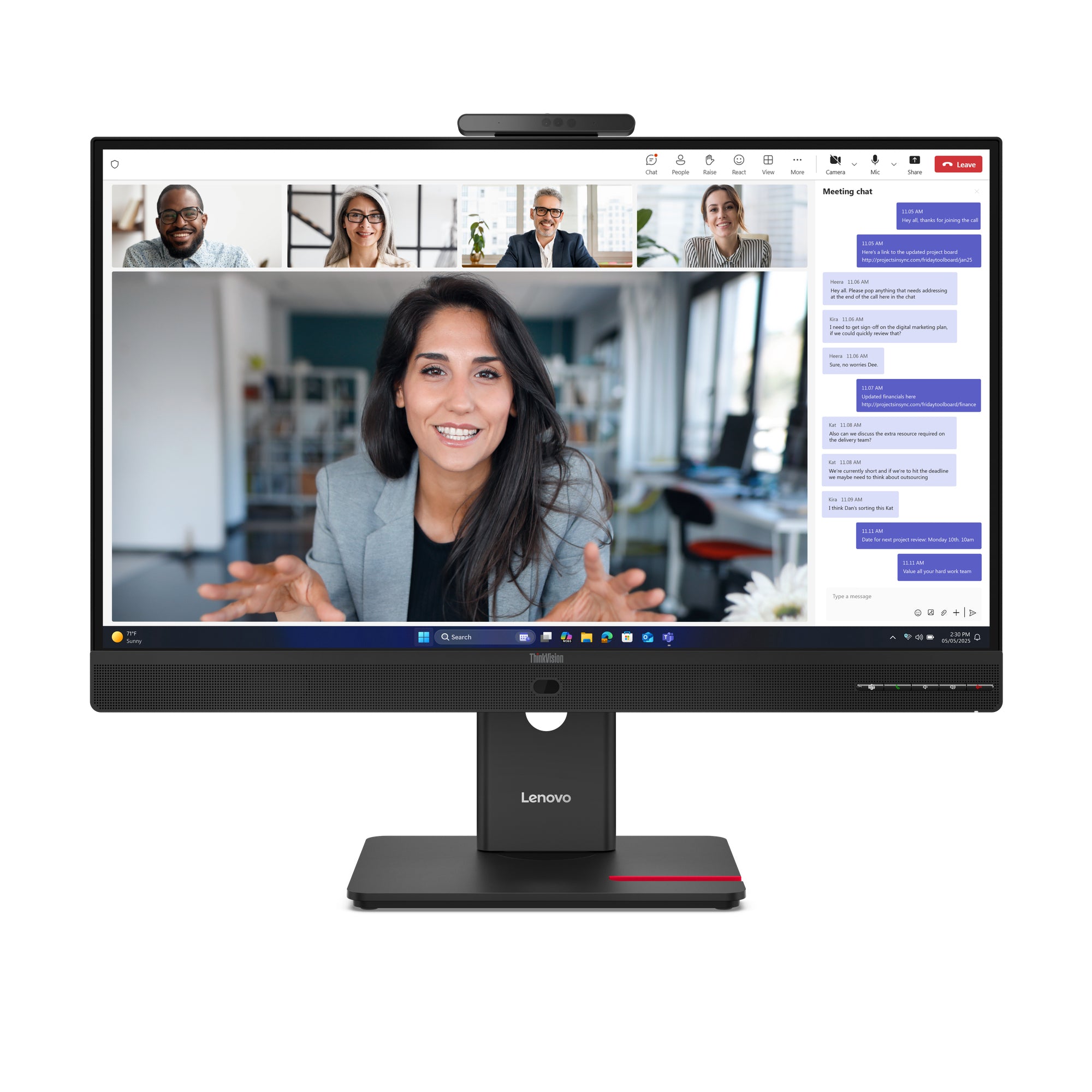 Lenovo ThinkVision T24-4v Monitor (64B6MAT1EU)
