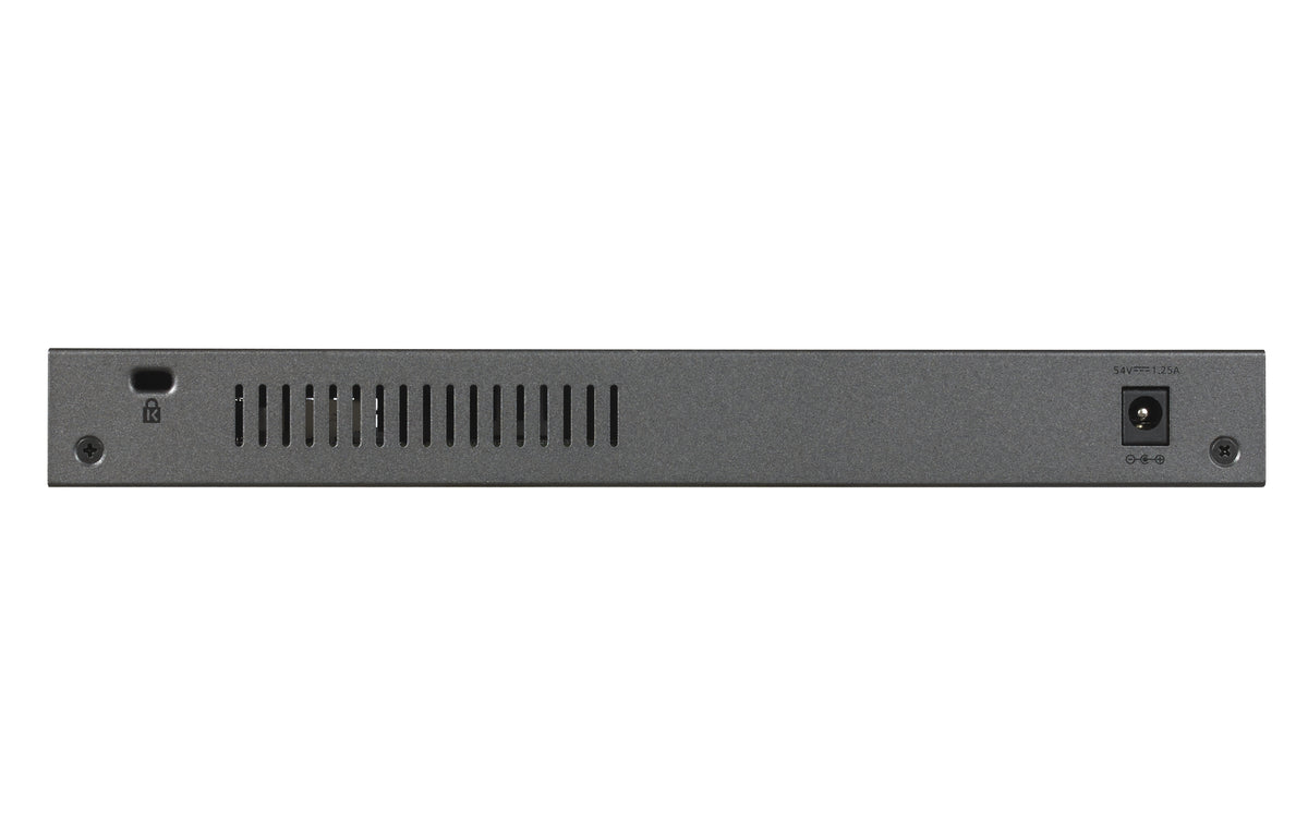 NETGEAR GS110TP Managed L2/L3/L4 Gigabit Ethernet (10/100/1000) Power over Ethernet (PoE) Grey (GS110TP-300EUS)