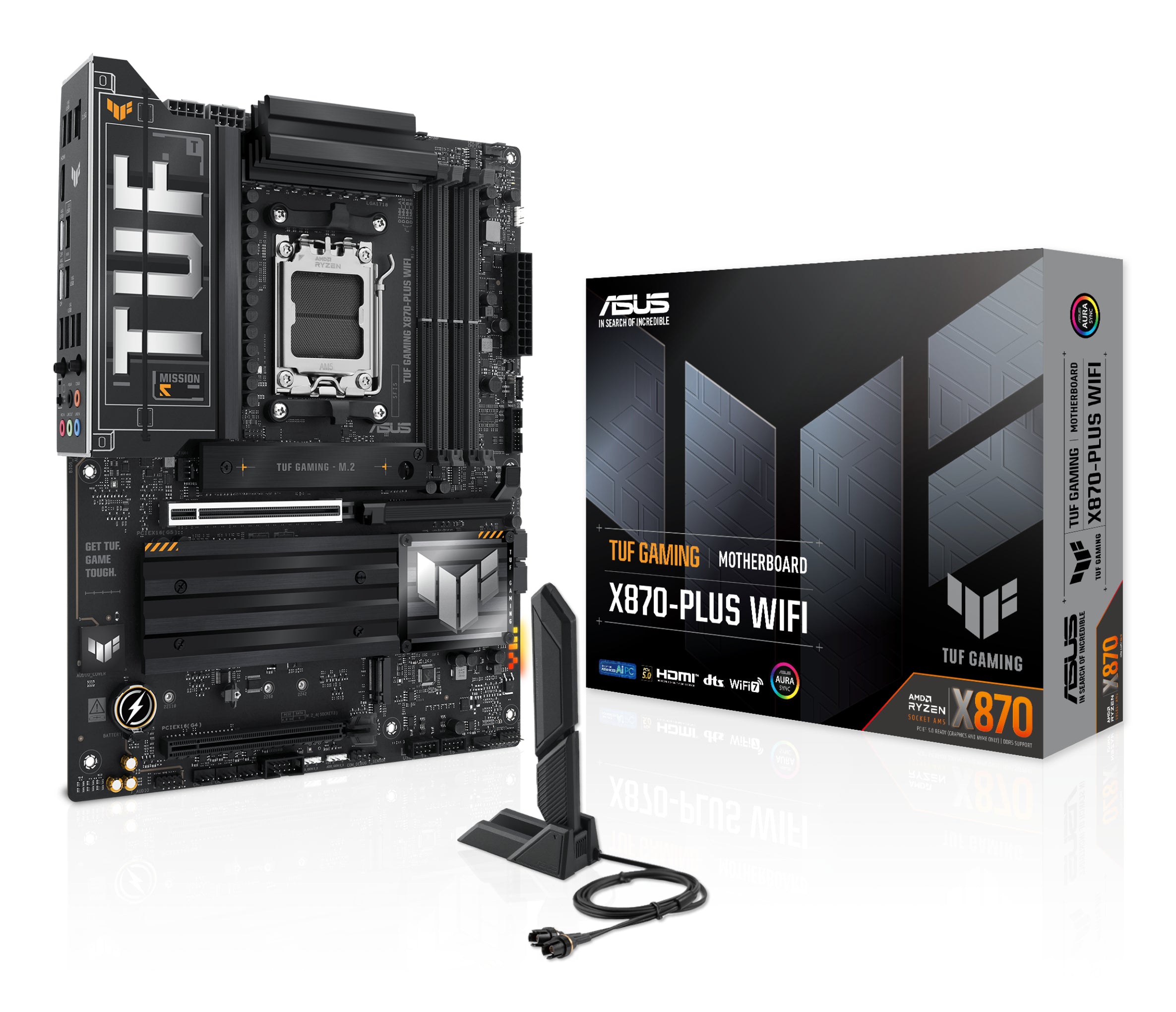ASUS TUF GAMING X870-PLUS WIFI AMD X870 Socket AM5 ATX (90MB1IU0-M0EAY0)