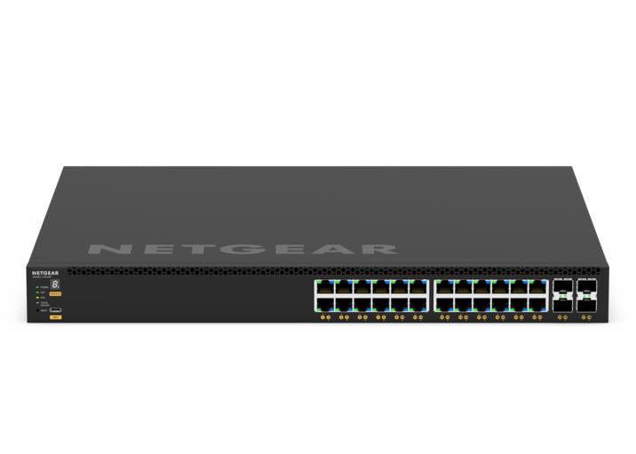 NETGEAR GSM4328 Managed L3 Gigabit Ethernet (10/100/1000) Power over Ethernet (PoE) 1U Black (GSM4328-100NES)
