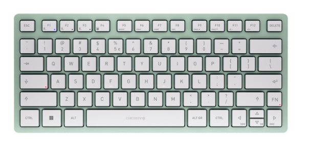 CHERRY KW 7100 MINI BT keyboard Universal Bluetooth QWERTY US International Mint colour (JK-7100EU-18)