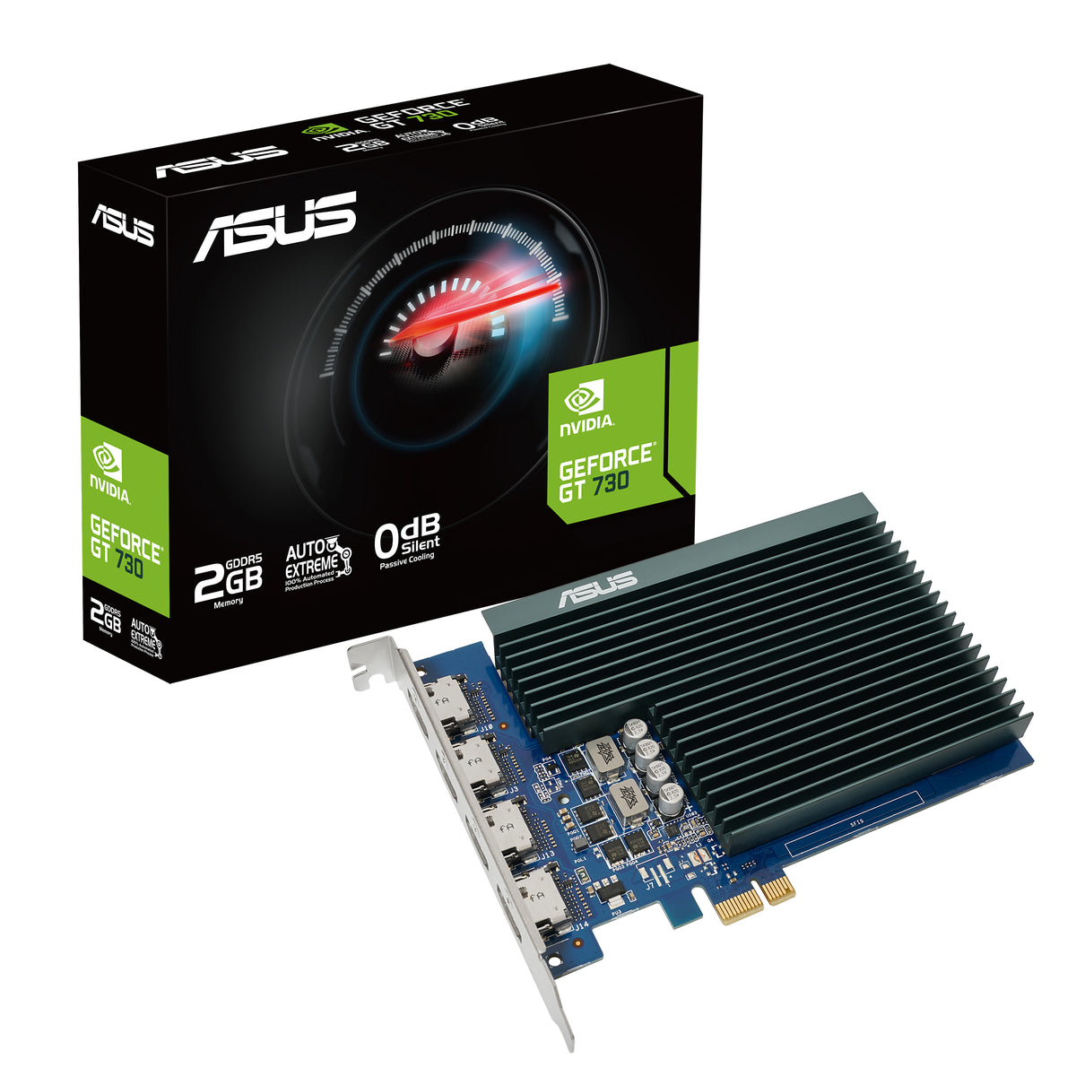ASUS GT730-4H-SL-2GD5 NVIDIA GeForce GT 730 2 GB GDDR5 (90YV0H20-M0NA00)