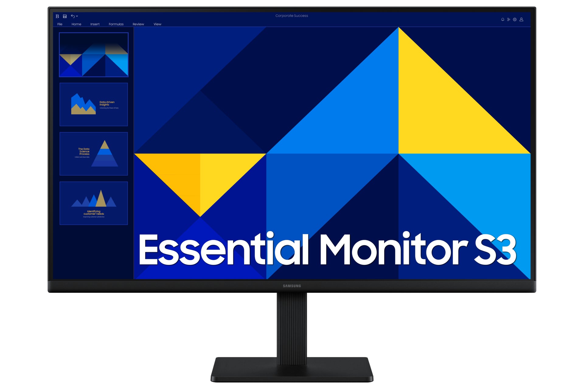 Samsung S30GD computer monitor 68.6 cm (27") 1920 x 1080 pixels Full HD LCD Black (LS27D300GAUXEN)