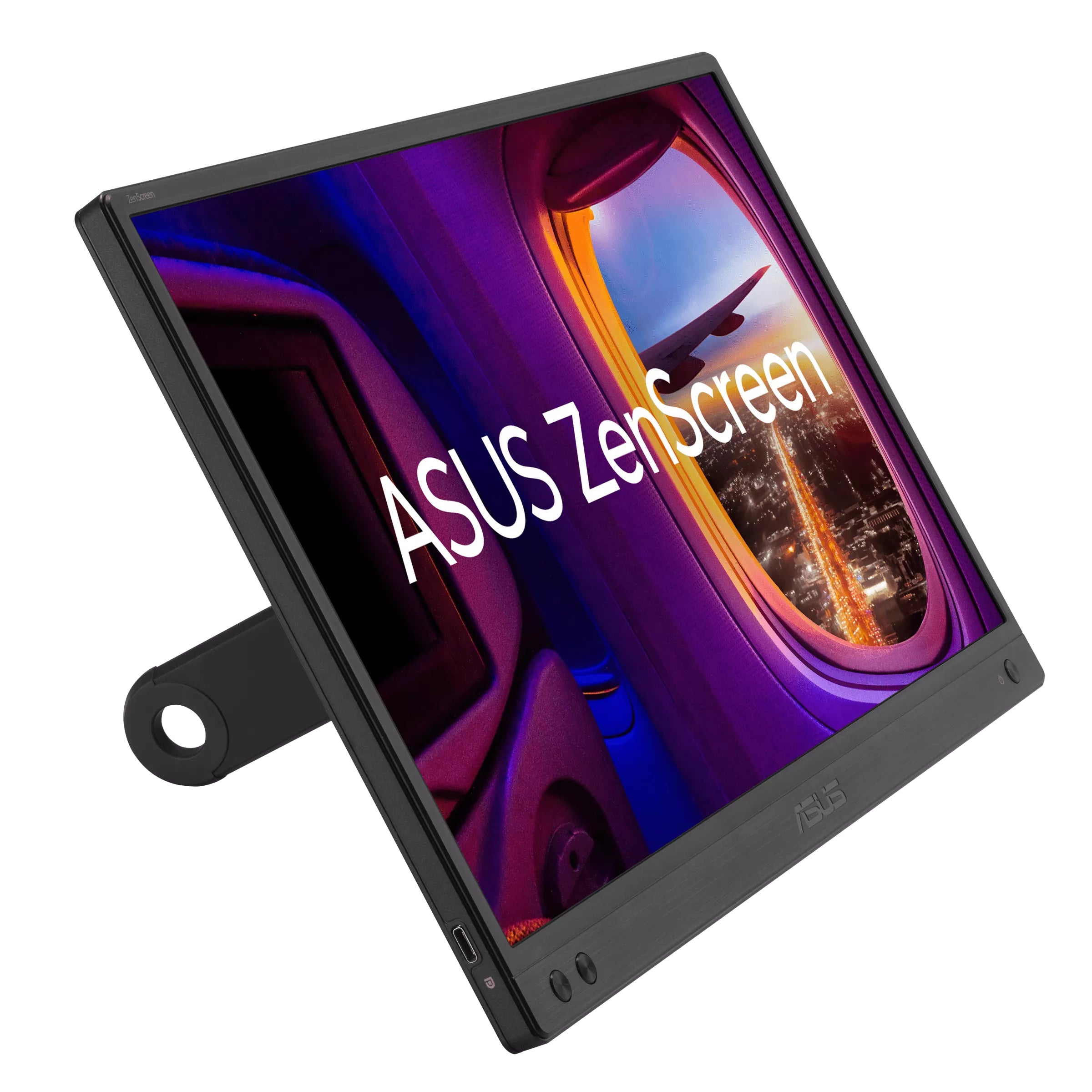 ASUS ZenScreen MB166CR computer monitor 39.6 cm (15.6") 1920 x 1080 pixels Full HD LCD Black (90LM07D3-B03170)