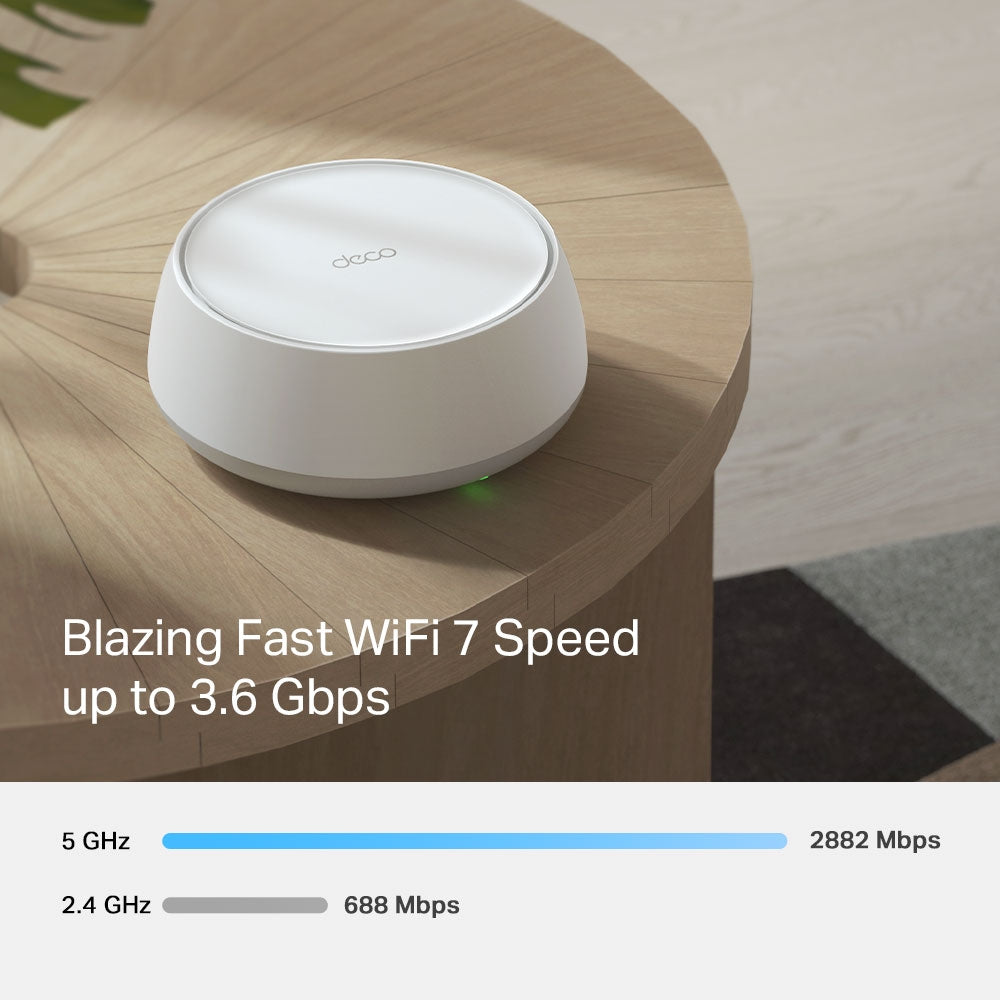 TP-Link BE3600 Whole Home Mesh Wi-Fi 7 System(2-Pack) (DECO BE25(2-PACK))