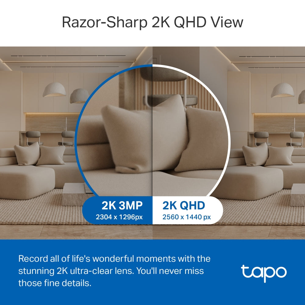 TP-Link Tapo Pan/Tilt AI Home Security Wi-Fi Camera (TAPO C220)
