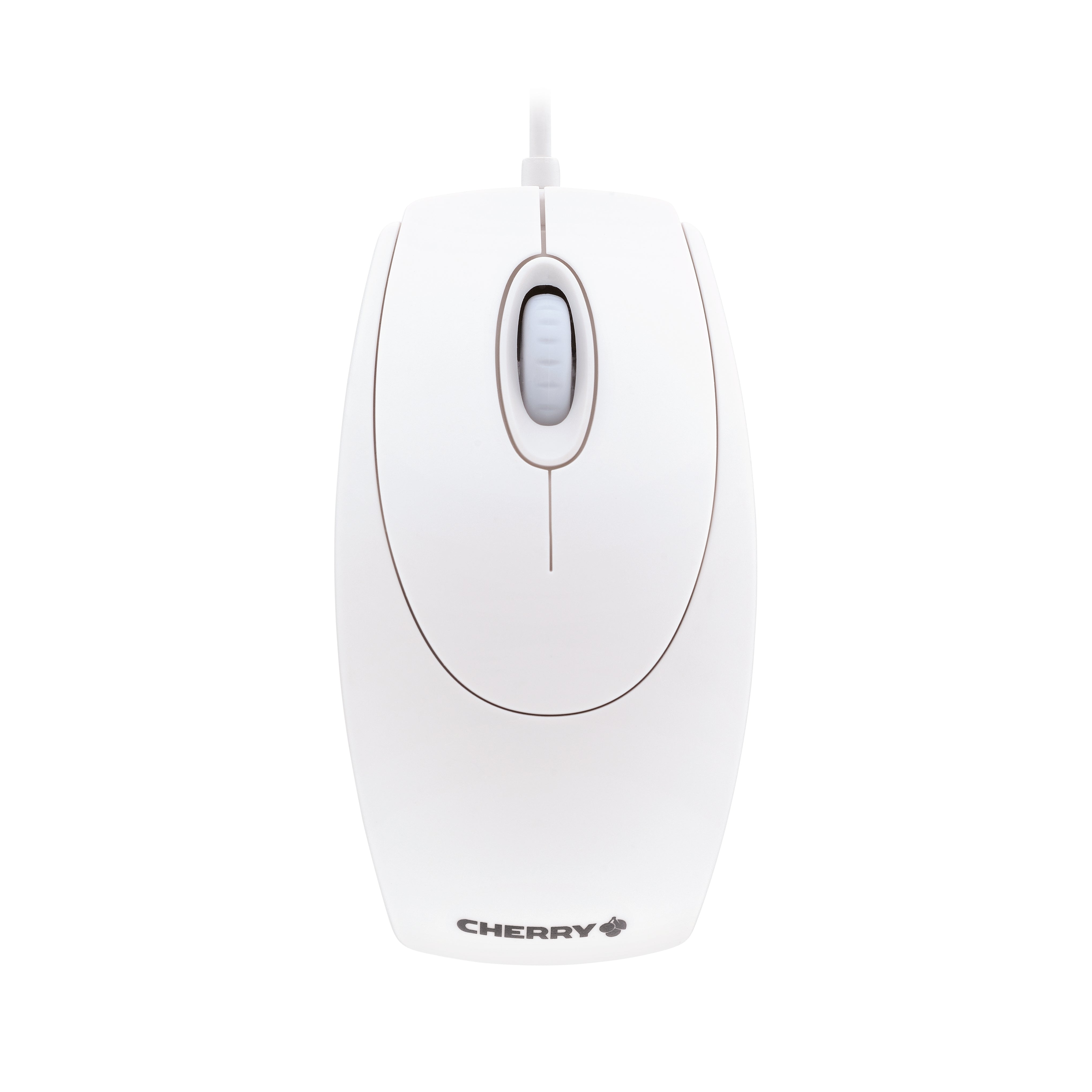 CHERRY WHEELMOUSE OPTICAL Corded Mouse, Pale Grey, PS2/USB (M-5400-0)