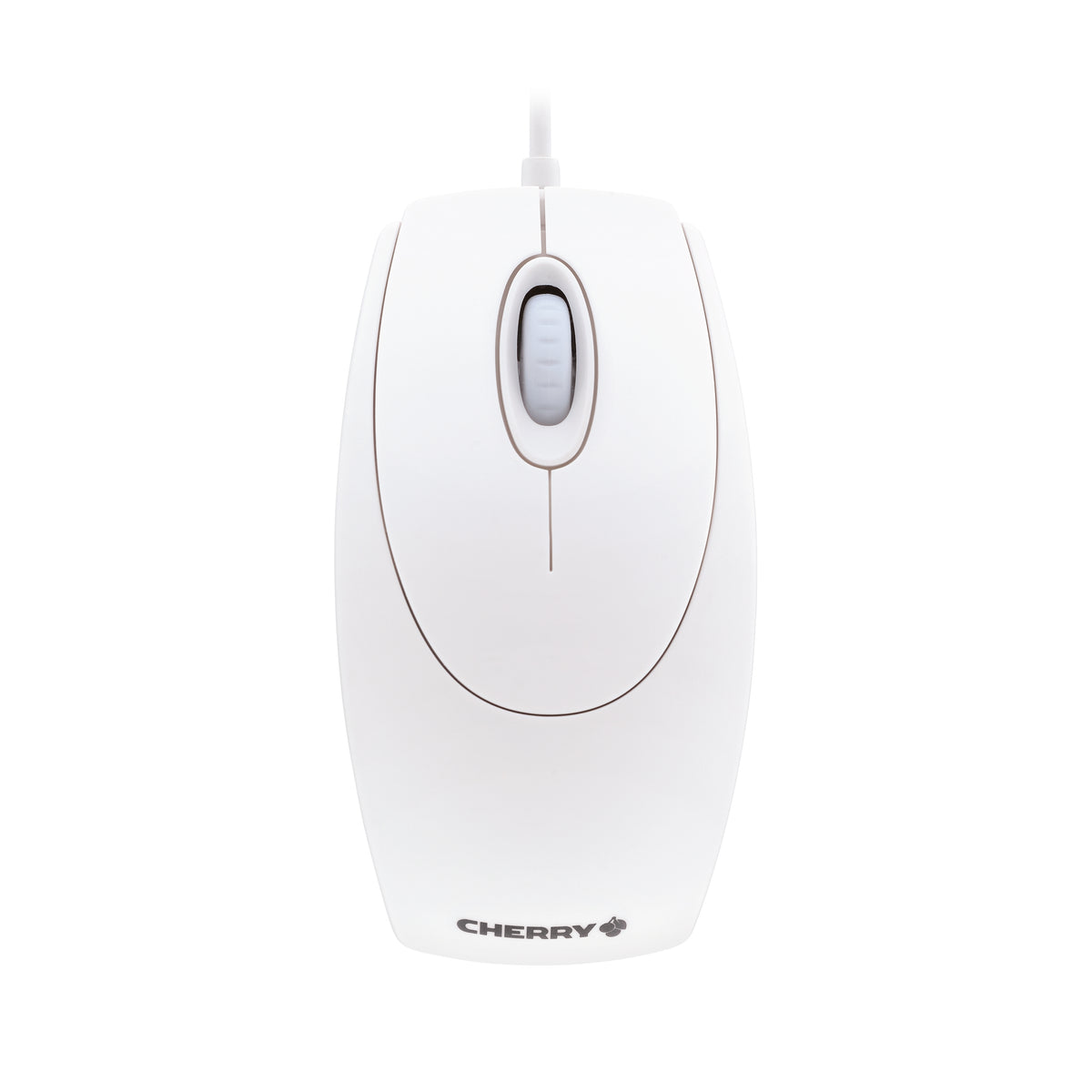 CHERRY WHEELMOUSE OPTICAL Corded Mouse, Pale Grey, PS2/USB (M-5400-0)