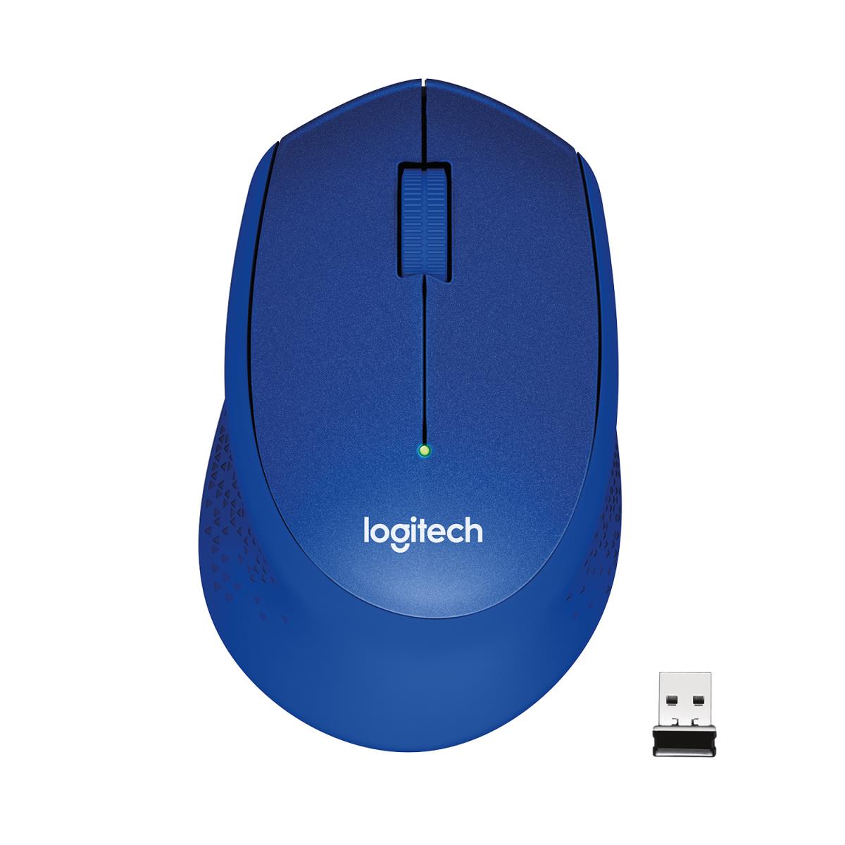 Logitech Mouse M330 Silent Plus Blue