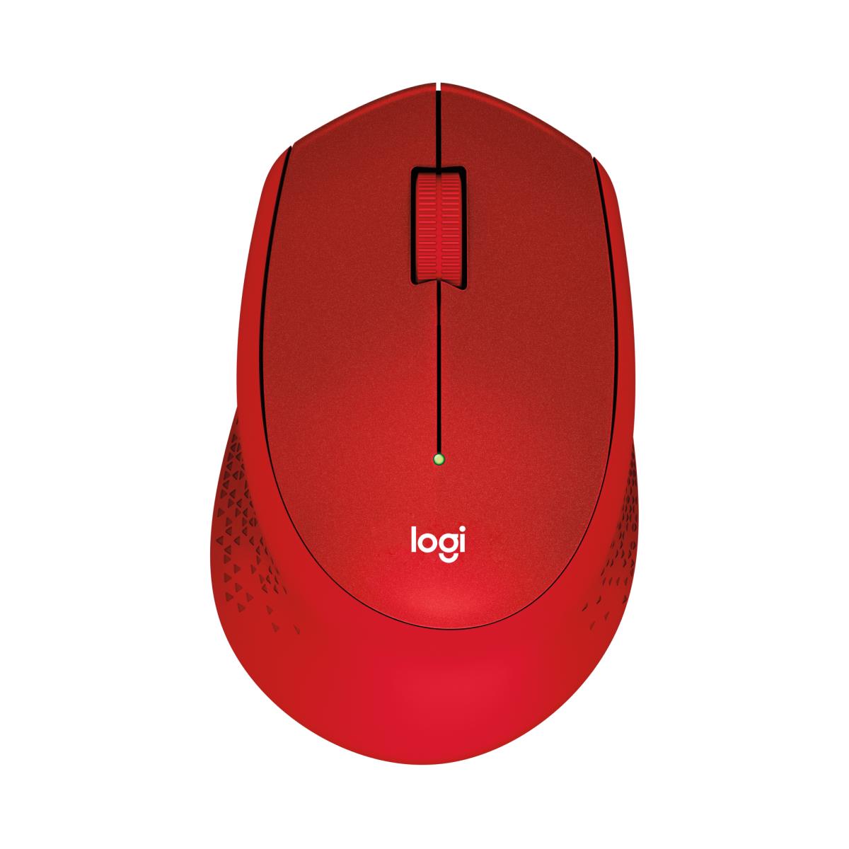 Logitech Mouse M330 Silent Plus Red