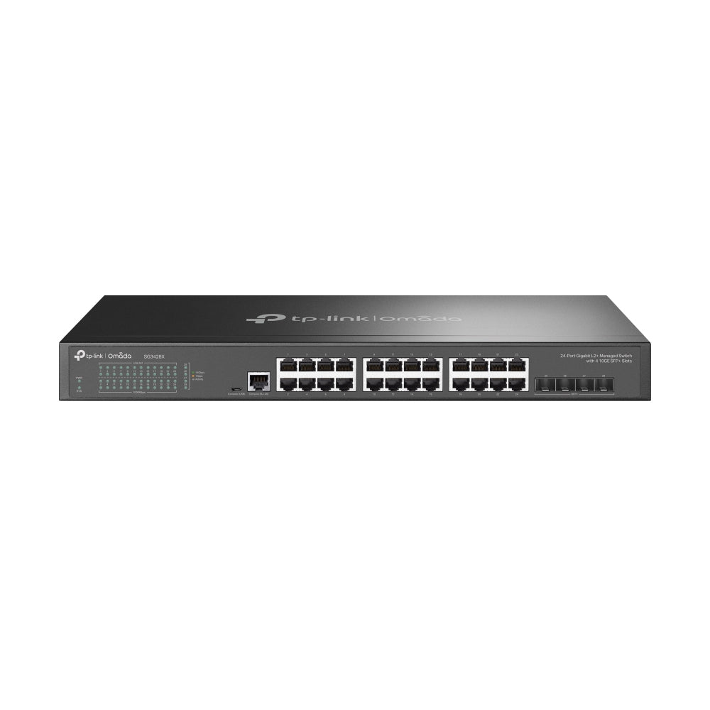 TP-Link Omada 24-Port Gigabit L2+ Managed Switch with 4 10GE SFP+ Slots (TL-SG3428X)