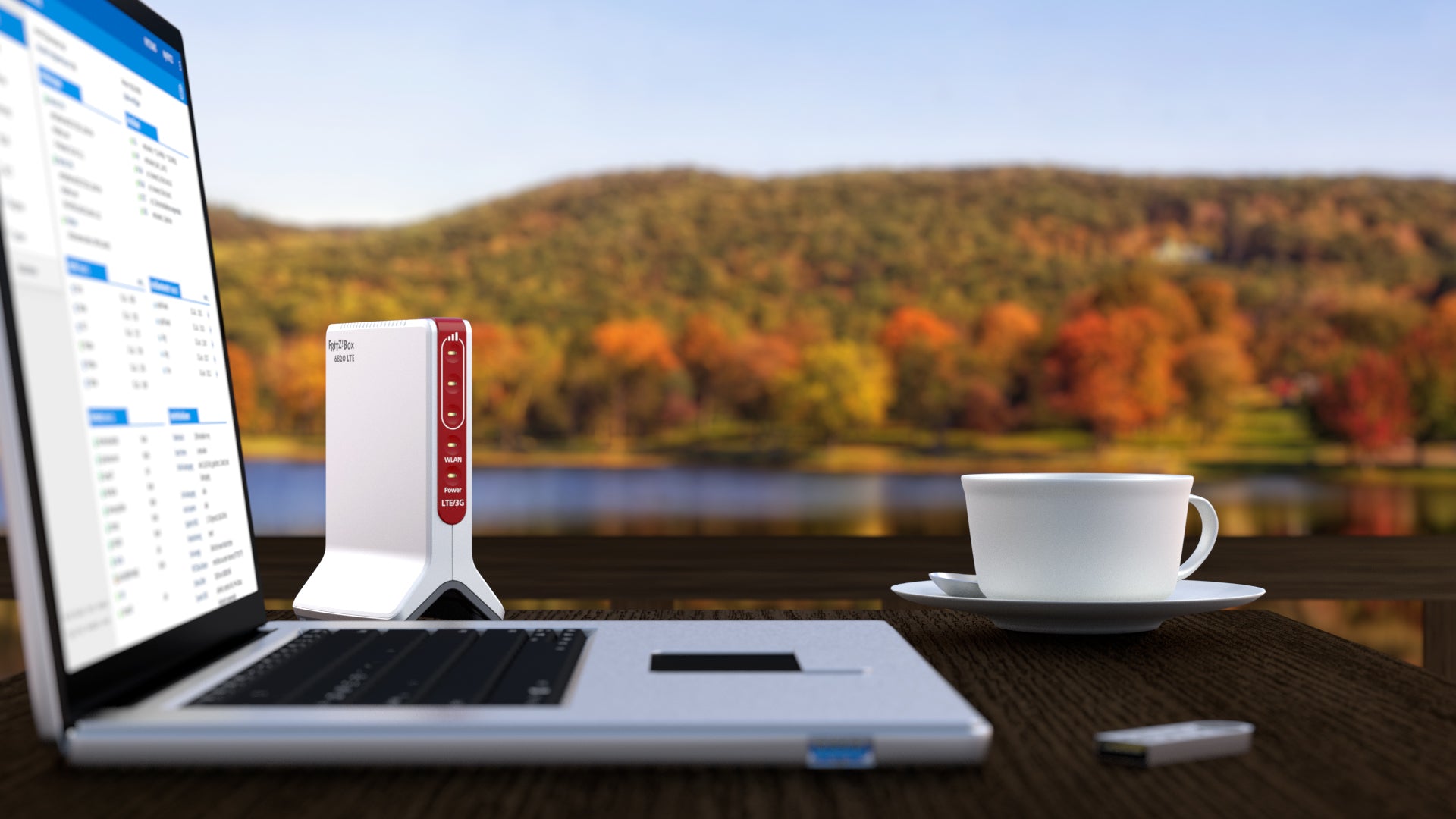 Fritz! Box FRITZ! 6820 LTE wireless router Gigabit Ethernet Single-band (2.4 GHz) 4G White (20002906)