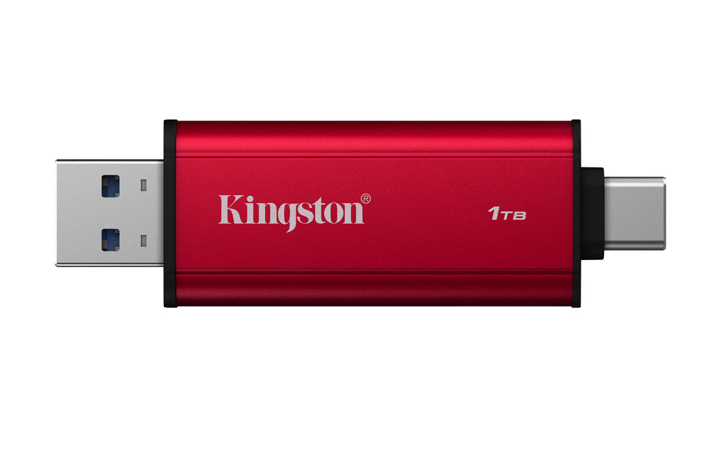 Kingston Technology 1TB Dual USB-A/C Portable SSD, Up to 1050MB/s USB 3.2 Gen 2 (SPSD/1TB)