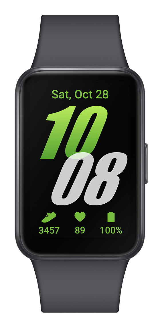 Samsung Galaxy Fit3 4.06 cm (1.6") AMOLED 40 mm Digital 256 x 402 pixels Touchscreen Grey (SM-R390NZAAEUE)