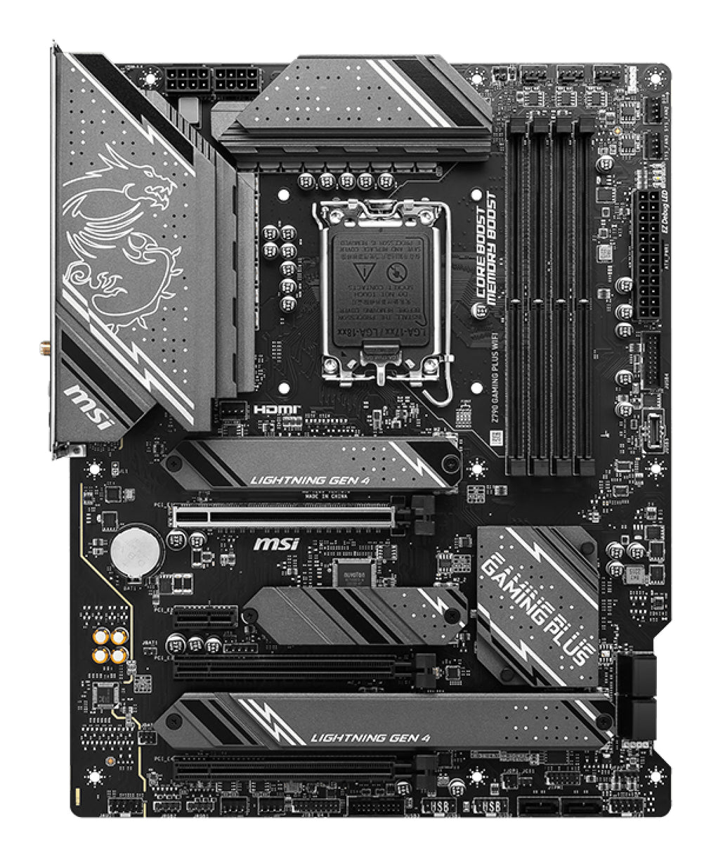MSI Z790 GAMING PLUS WIFI motherboard Intel Z790 LGA 1700 ATX (7E06-026R)