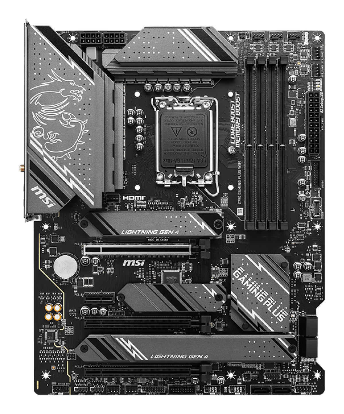MSI Z790 GAMING PLUS WIFI motherboard Intel Z790 LGA 1700 ATX (7E06-026R)