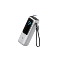 ANKER 25000mAh, 165W, sa ugradjenim USB-C kablom na izvlačenje, Power Bank za laptop srebrni