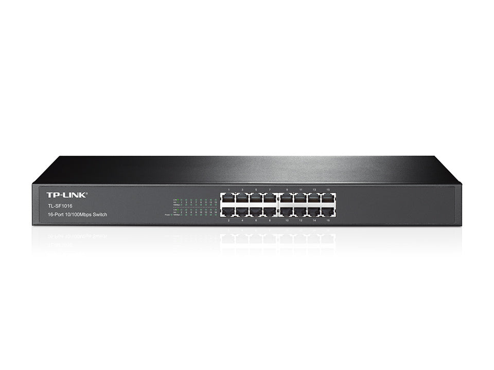 TP-Link 16-Port 10/100Mbps Rackmount Network Switch (TL-SF1016)