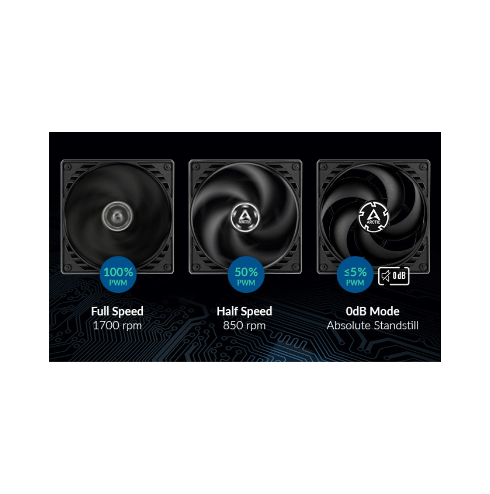 Arctic P14 PWM PST CO (black)