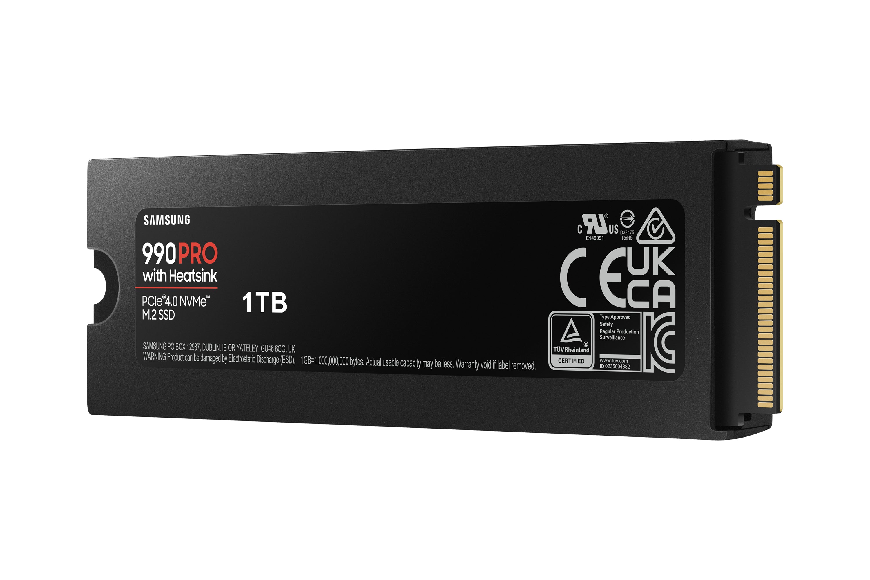 Samsung 990 PRO 1 TB M.2 PCI Express 4.0 NVMe V-NAND MLC (MZ-V9P1T0CW)