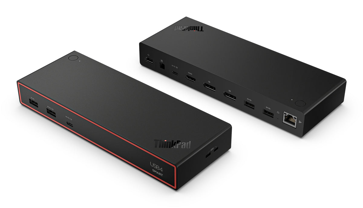 Lenovo ThinkPad USB4 Smart Dock 5500 with 135W Adapter Wired Black (40BC0135EU)