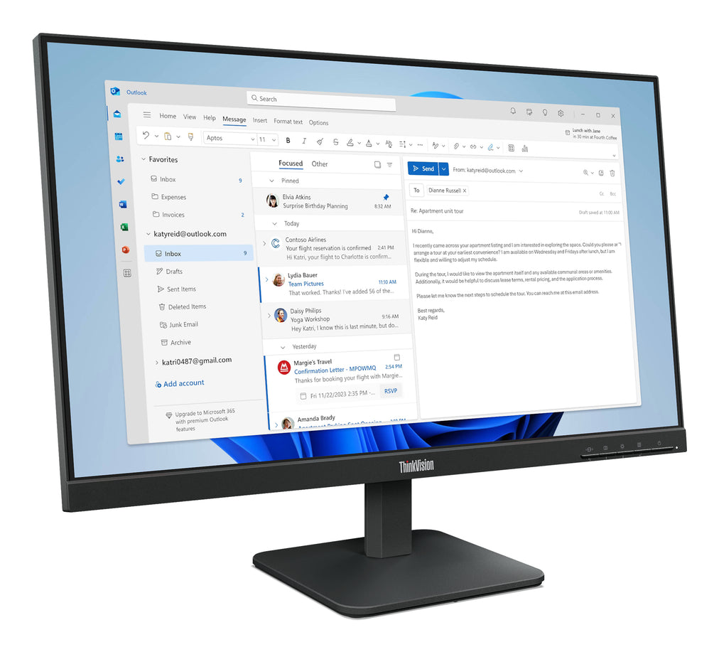 Lenovo ThinkVision S24-4e Monitor (64B5KAT1EU)