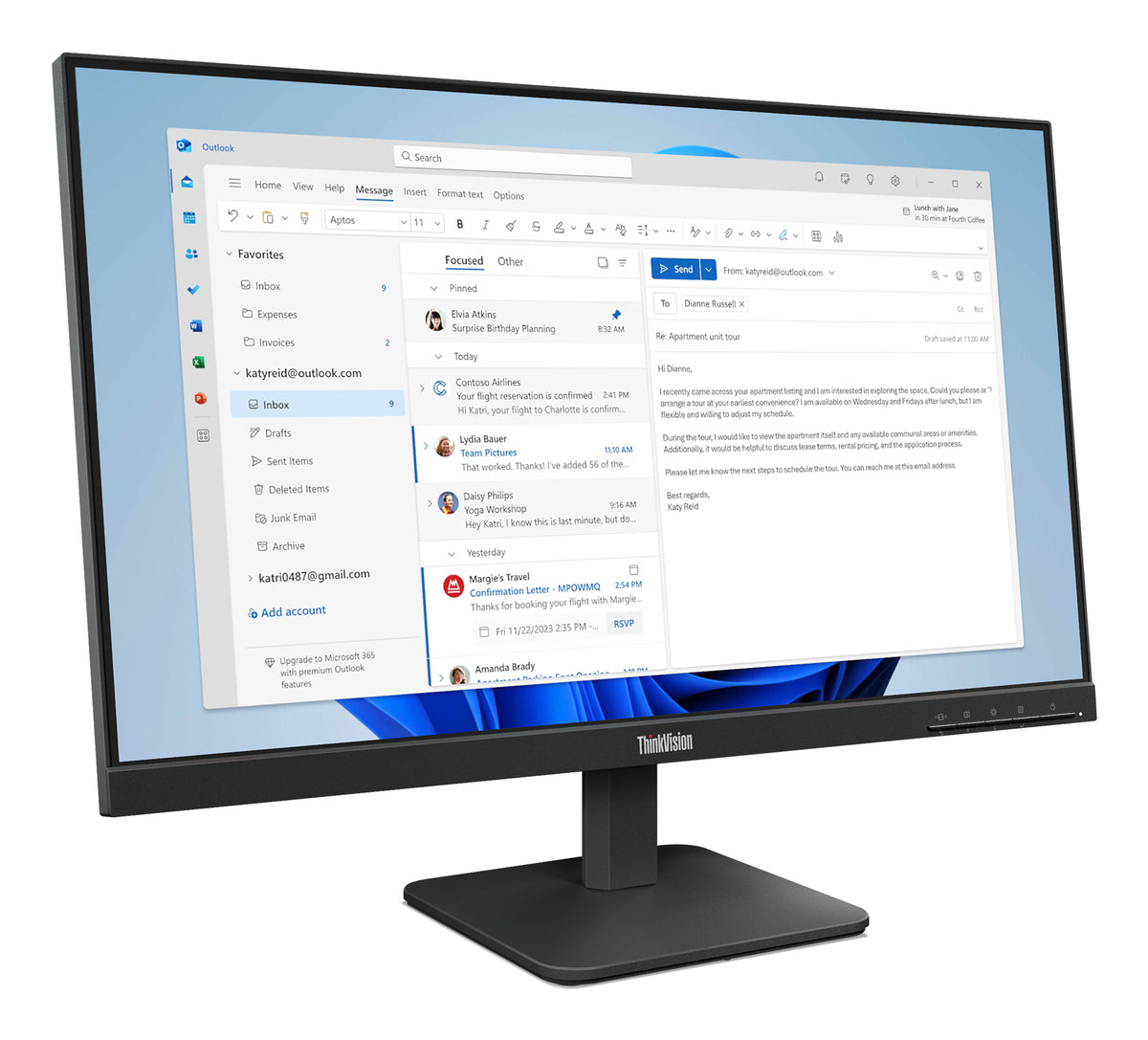 Lenovo ThinkVision S24-4e Monitor (64B5KAT1EU)