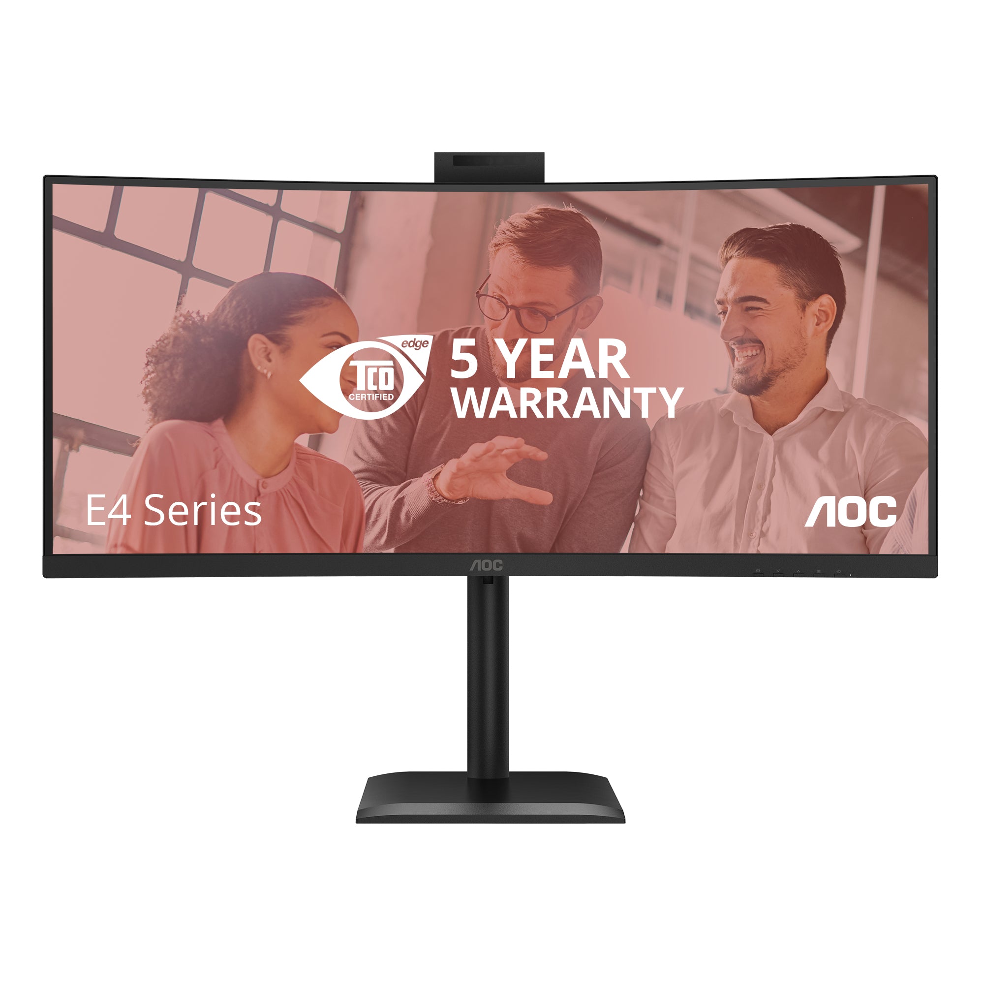 AOC CU34E4CW/75 computer monitor 86.4 cm (34") 3440 x 1440 pixels Black
