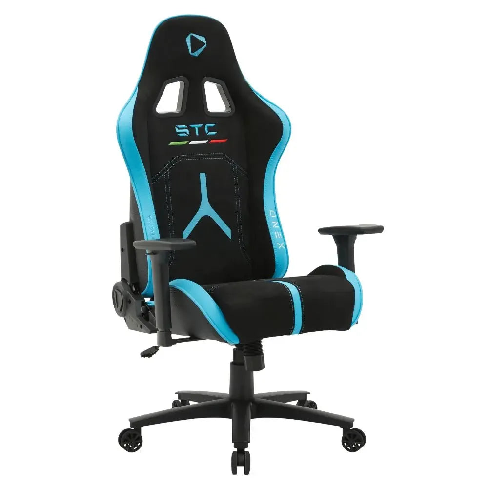 Stolica Onex ONEX-STC-A-L-BB Alcantara L (black/blue)