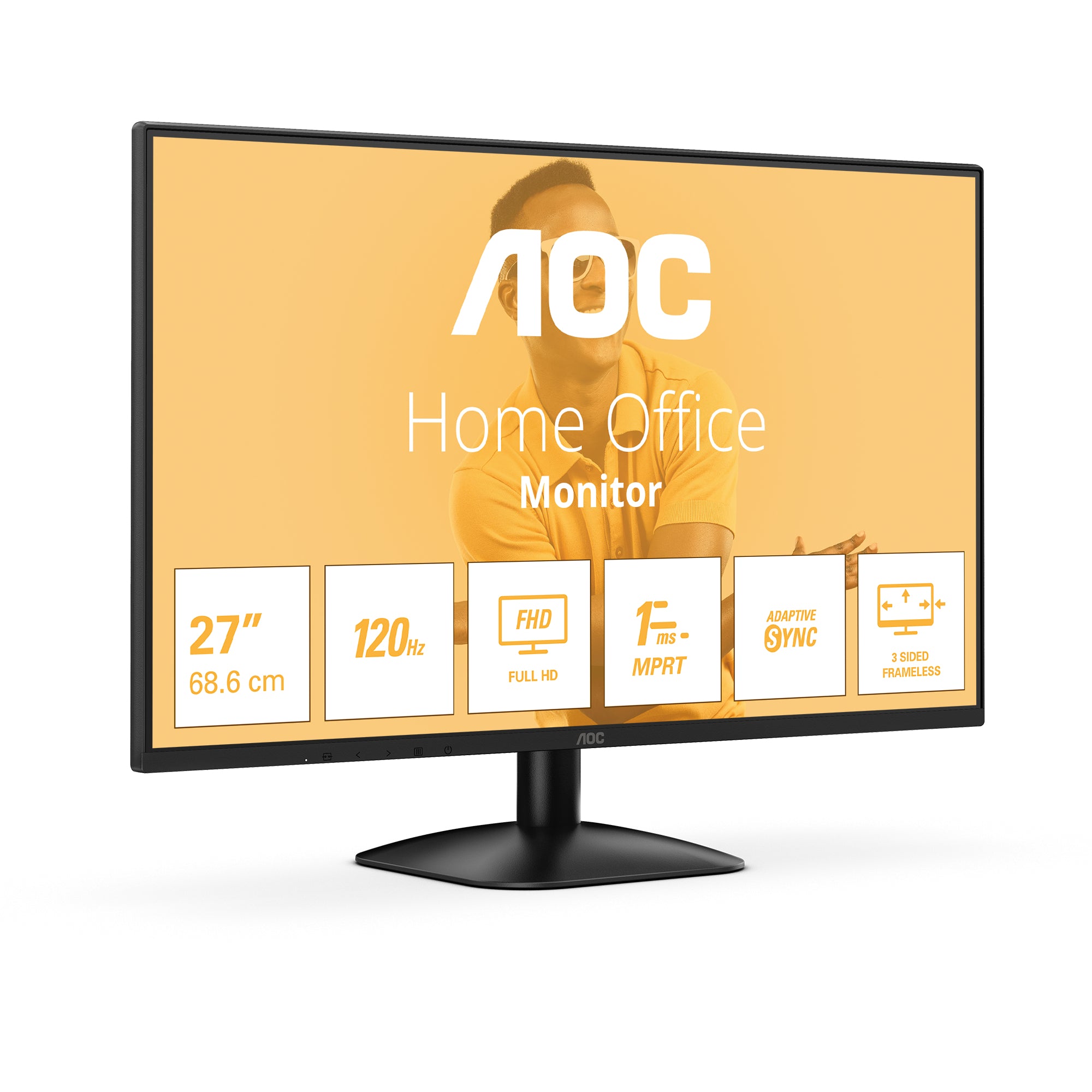 AOC B3 27B31H computer monitor 68.6 cm (27") 1920 x 1080 pixels Full HD Black