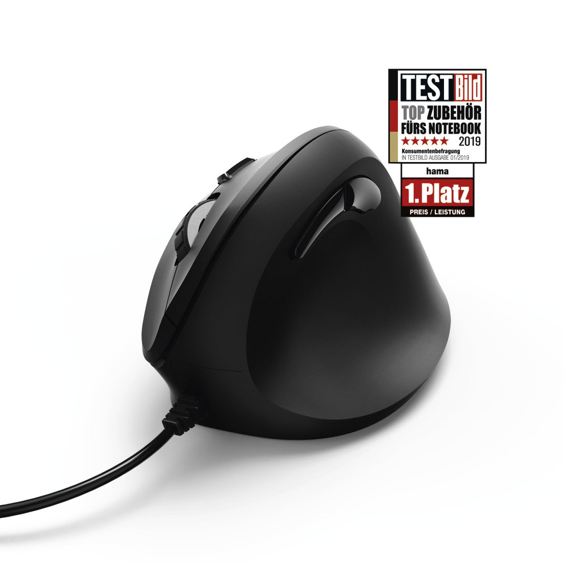 Hama EMC-500 mouse Office Right-hand USB Type-A Optical 1800 DPI (00182698)