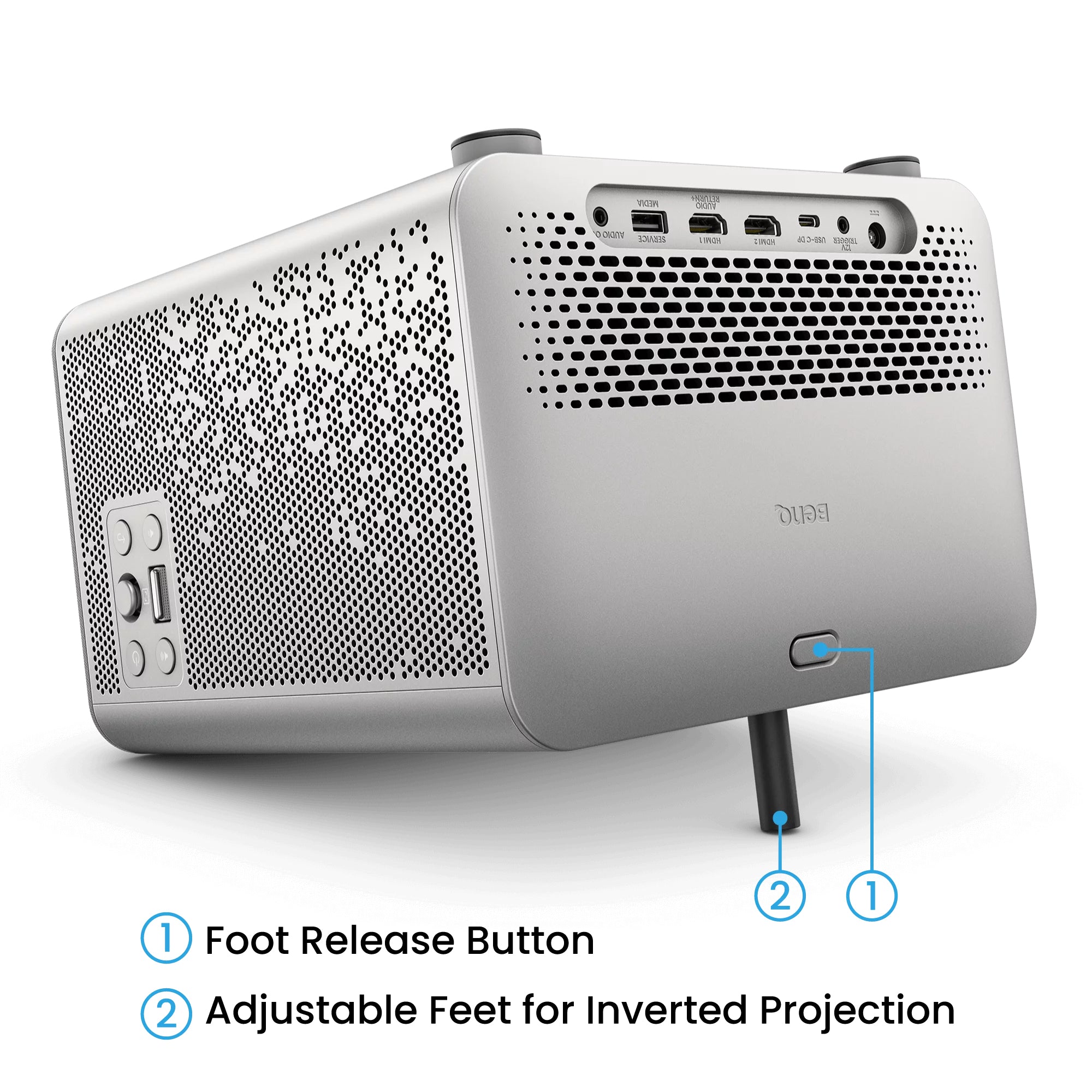 BenQ TK705STi Short throw projector 3000 ANSI lumens DLP UHD 4K (3840x2160) Grey (9H.R0D77.57E)