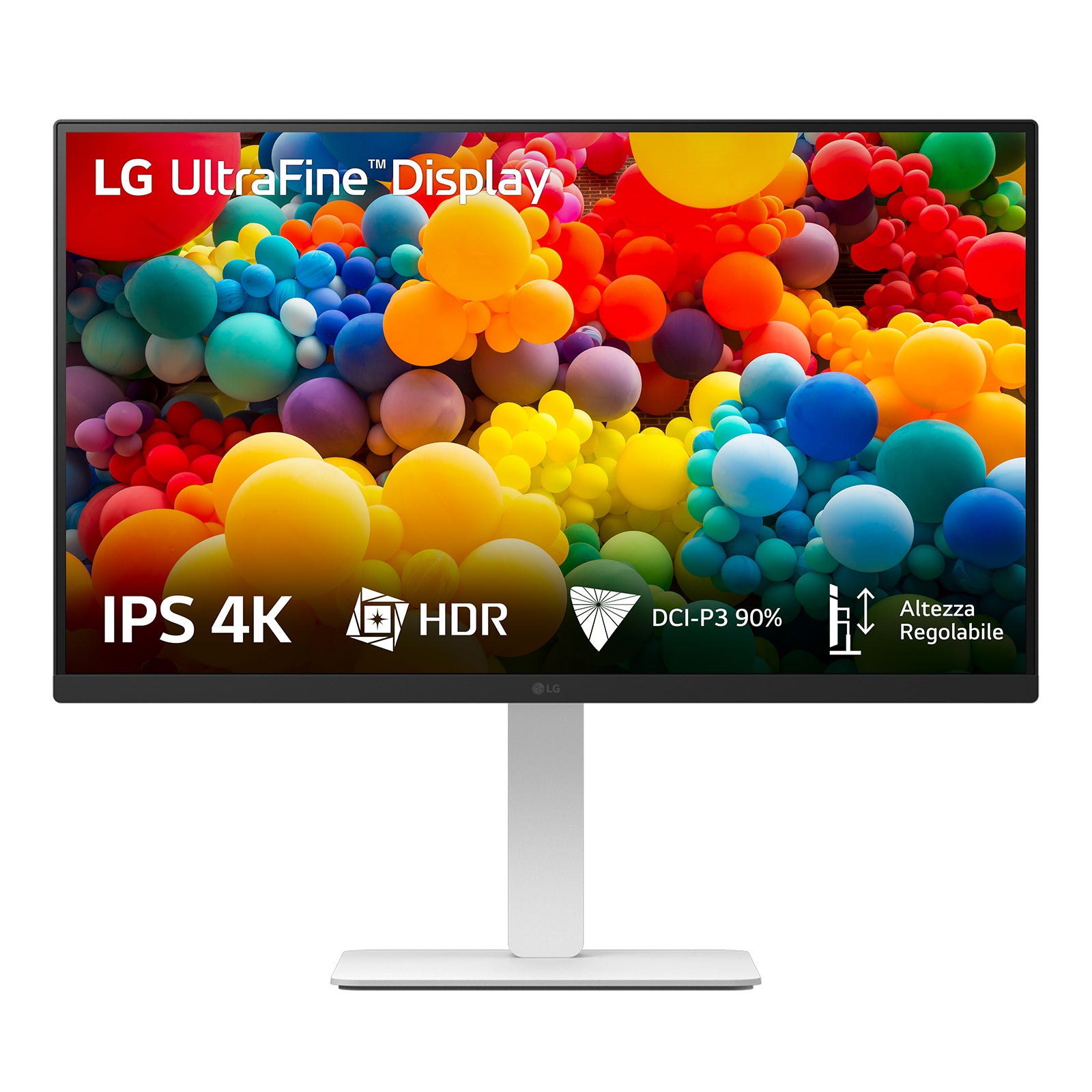 LG 27US550-W computer monitor 68.6 cm (27") 3840 x 2160 pixels 4K Ultra HD LCD White (27US550-W.AEU)