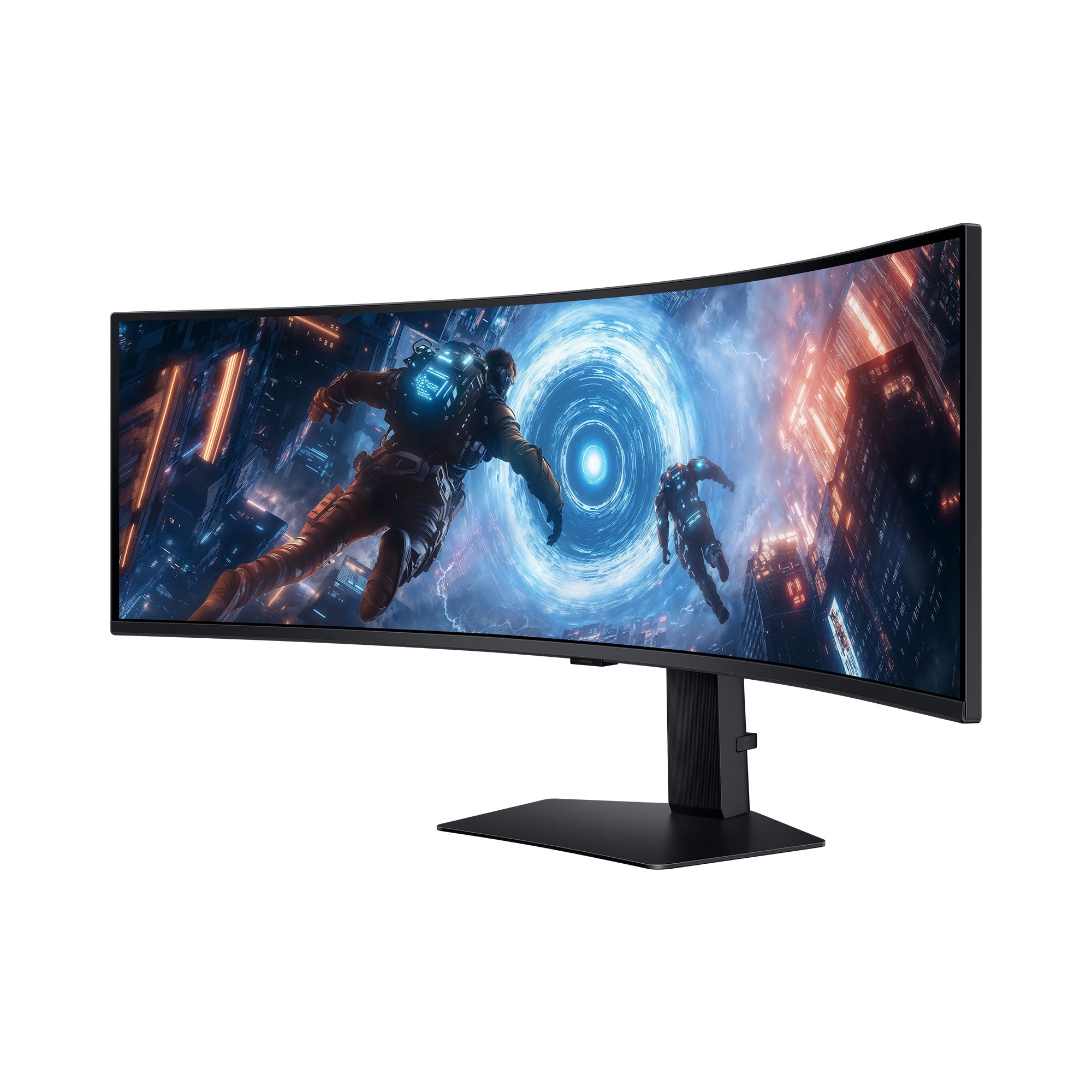 Samsung G91F computer monitor 124.5 cm (49") 5120 x 1440 pixels Dual QHD LCD Black (LS49FG910EUXEN)