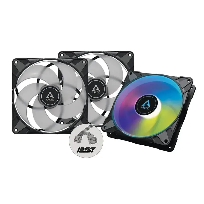 Arctic P14 PWM PST A-RGB 3-pack (black)