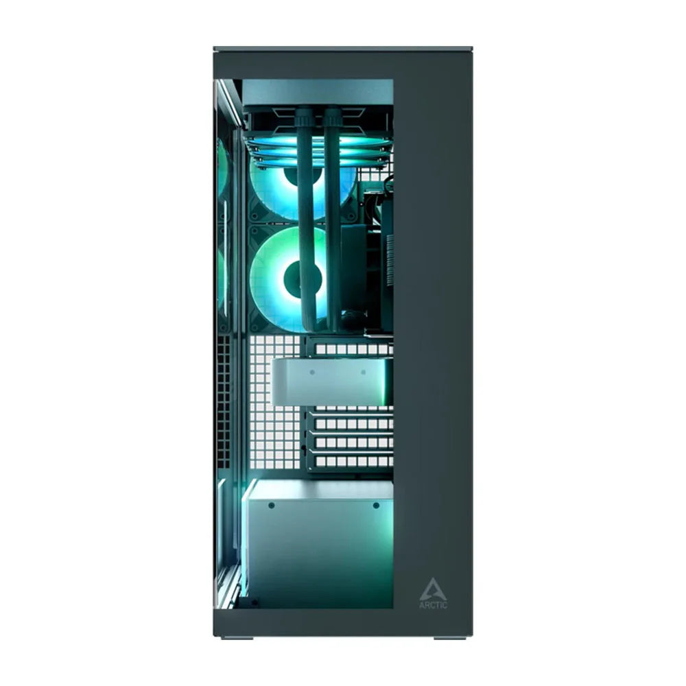 Kućište Arctic Xtender (black, clear glass)