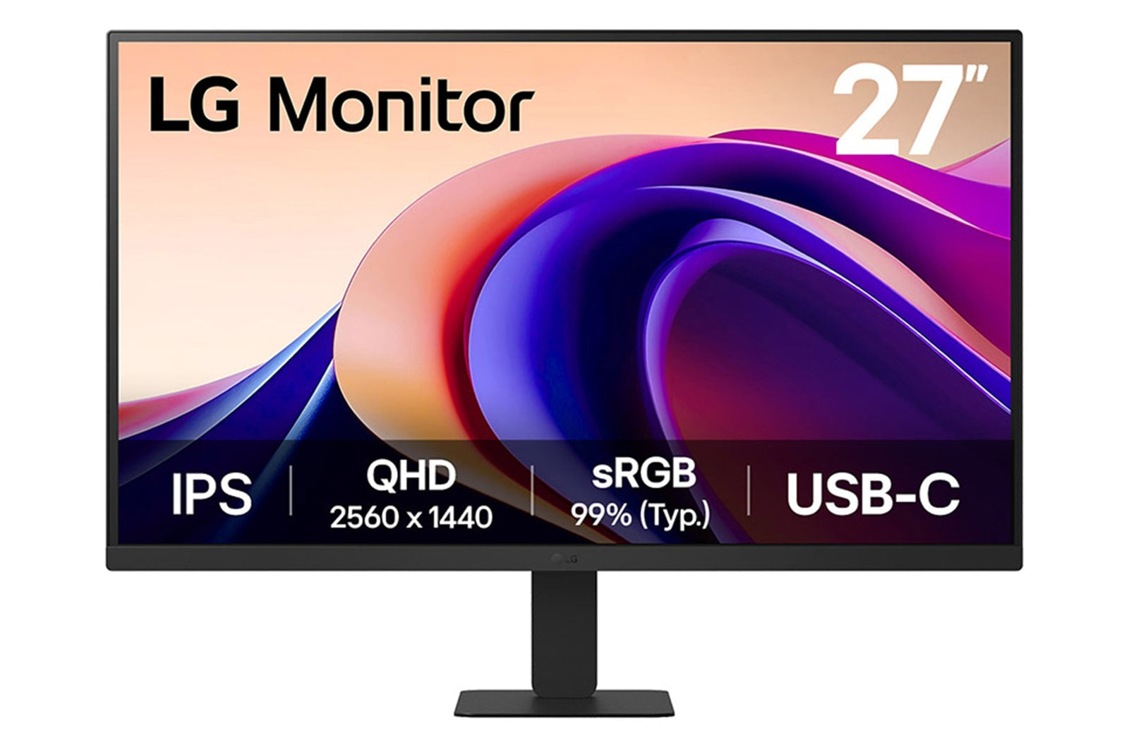 LG 27'' QHD Monitor computer monitor 68.6 cm (27") 2560 x 1440 pixels Quad HD Black (27U631A-B)