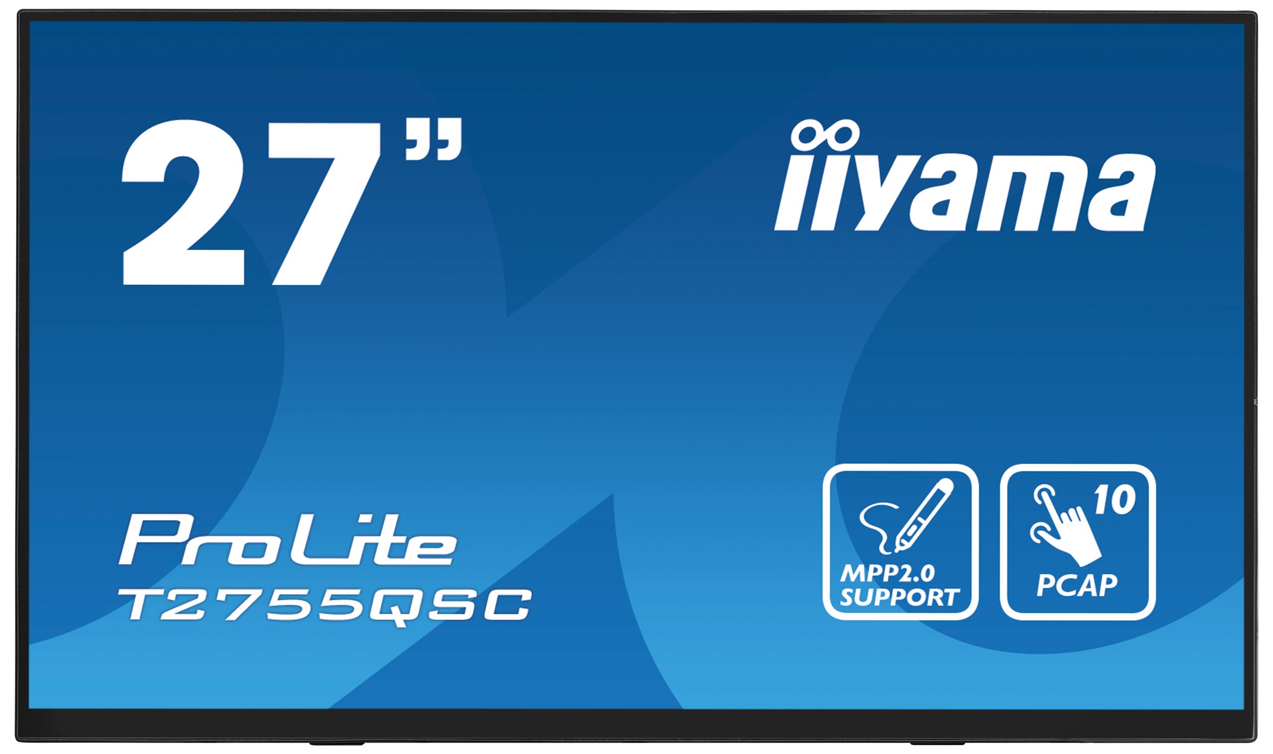iiyama ProLite T2755QSC-B1 computer monitor 68.6 cm (27") 2560 x 1440 pixels Quad HD LCD Touchscreen Black