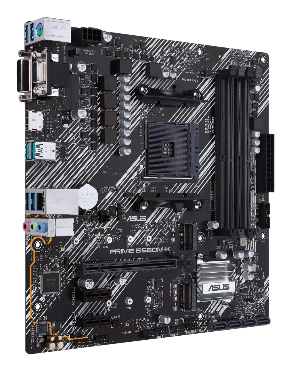 ASUS PRIME B550M-K AMD B550 Socket AM4 micro ATX (90MB14V0-M0EAY0)