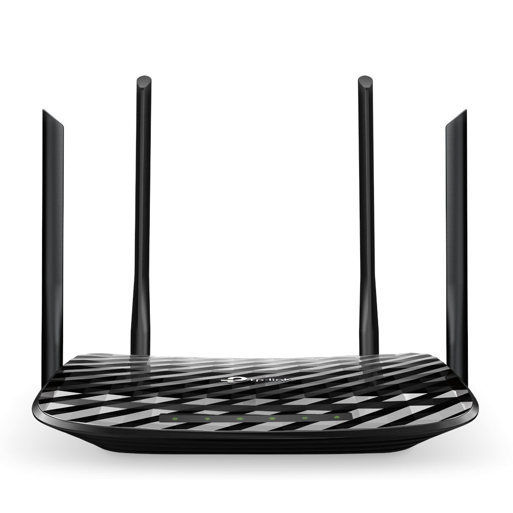 TP-Link AC1200 wireless router Gigabit Ethernet Dual-band (2.4 GHz / 5 GHz) Black (ARCHER A6)