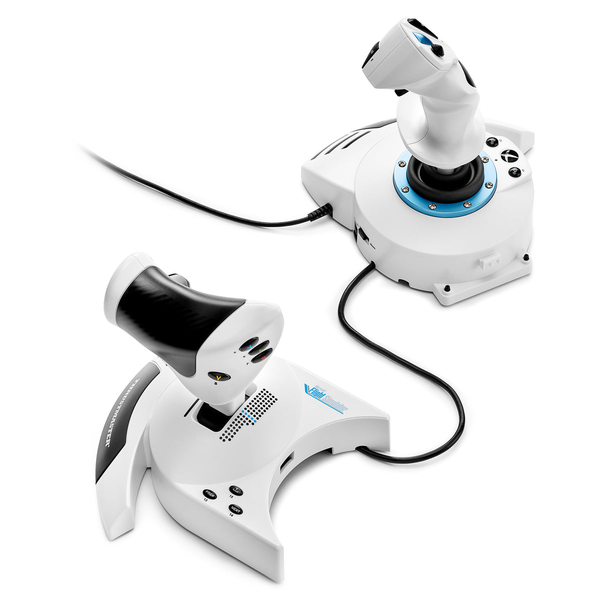 Thrustmaster T.Flight Hotas One Microsoft Flight Simulator Edition Black, White USB Joystick + engine control lever Analogue / Digital PC, Xbox One, X