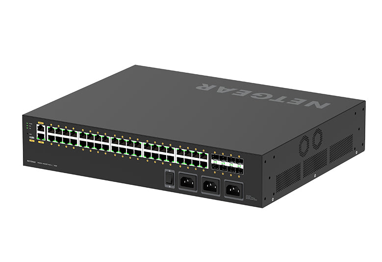 NETGEAR GSM4248UX Managed L2/L3 Gigabit Ethernet (10/100/1000) Power over Ethernet (PoE) 2U Black (GSM4248UX-100EUS)