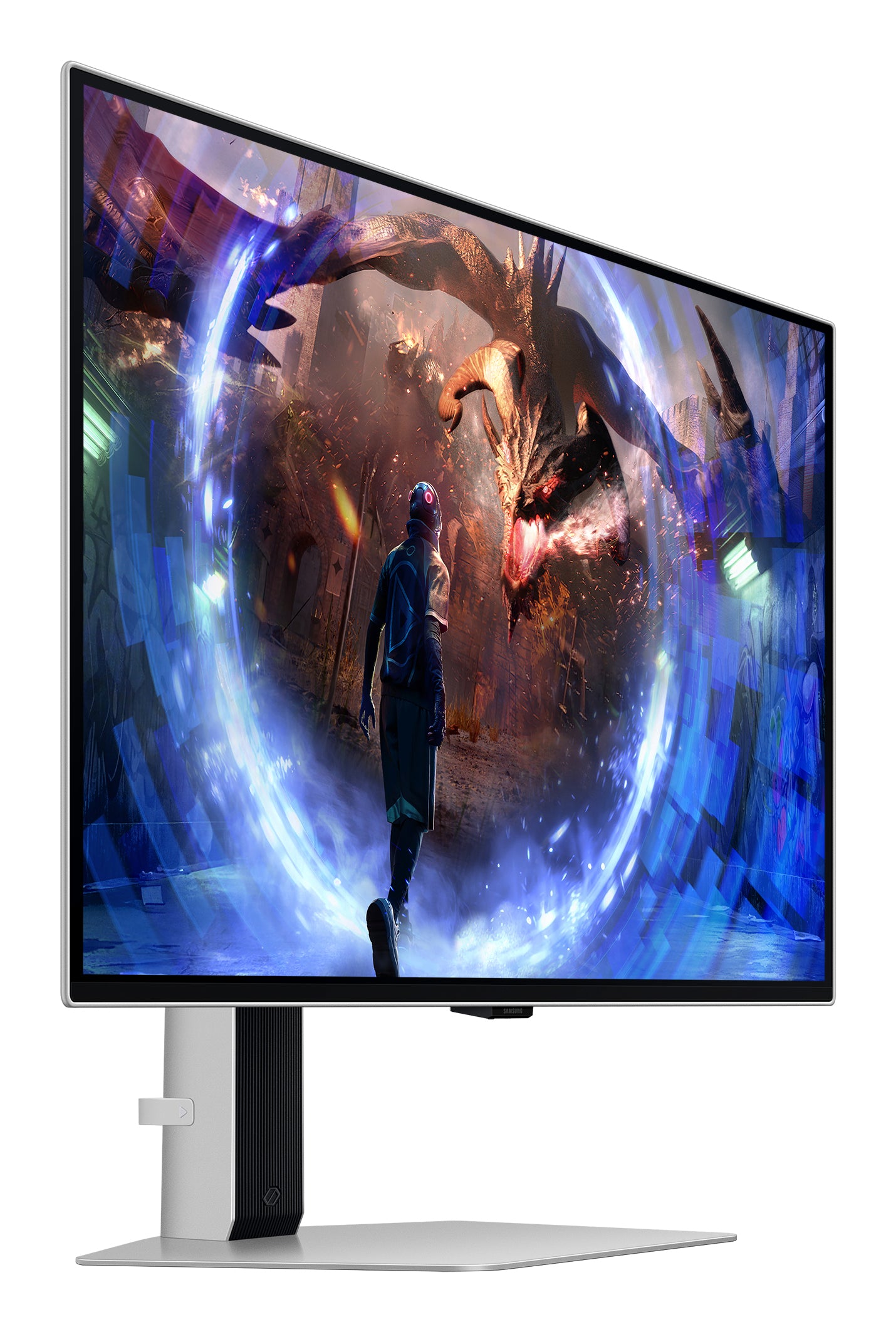 Samsung G60SD computer monitor 68.6 cm (27") 2560 x 1440 pixels Quad HD OLED Silver (LS27DG602SUXEN)