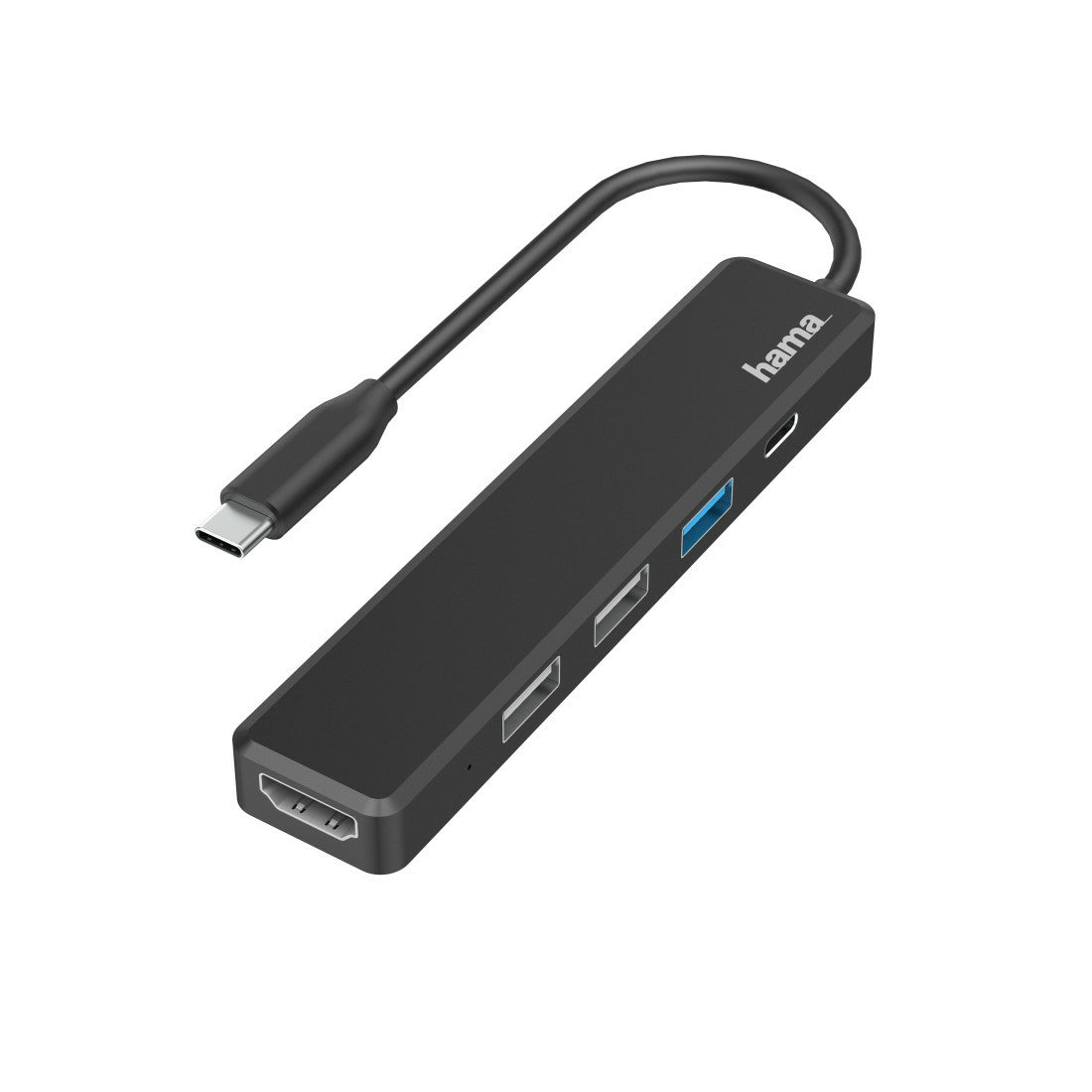 Hama USB-C hub, multi-port, 5 ports, 3x USB-A, USB-C, HDMI (00200117)