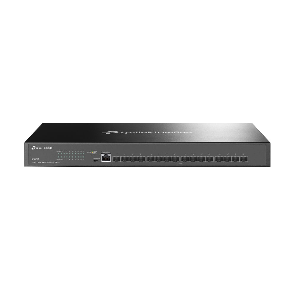 TP-Link Omada 16-Port 10GE SFP+ L2+ Managed Switch (TL-SX3016F)