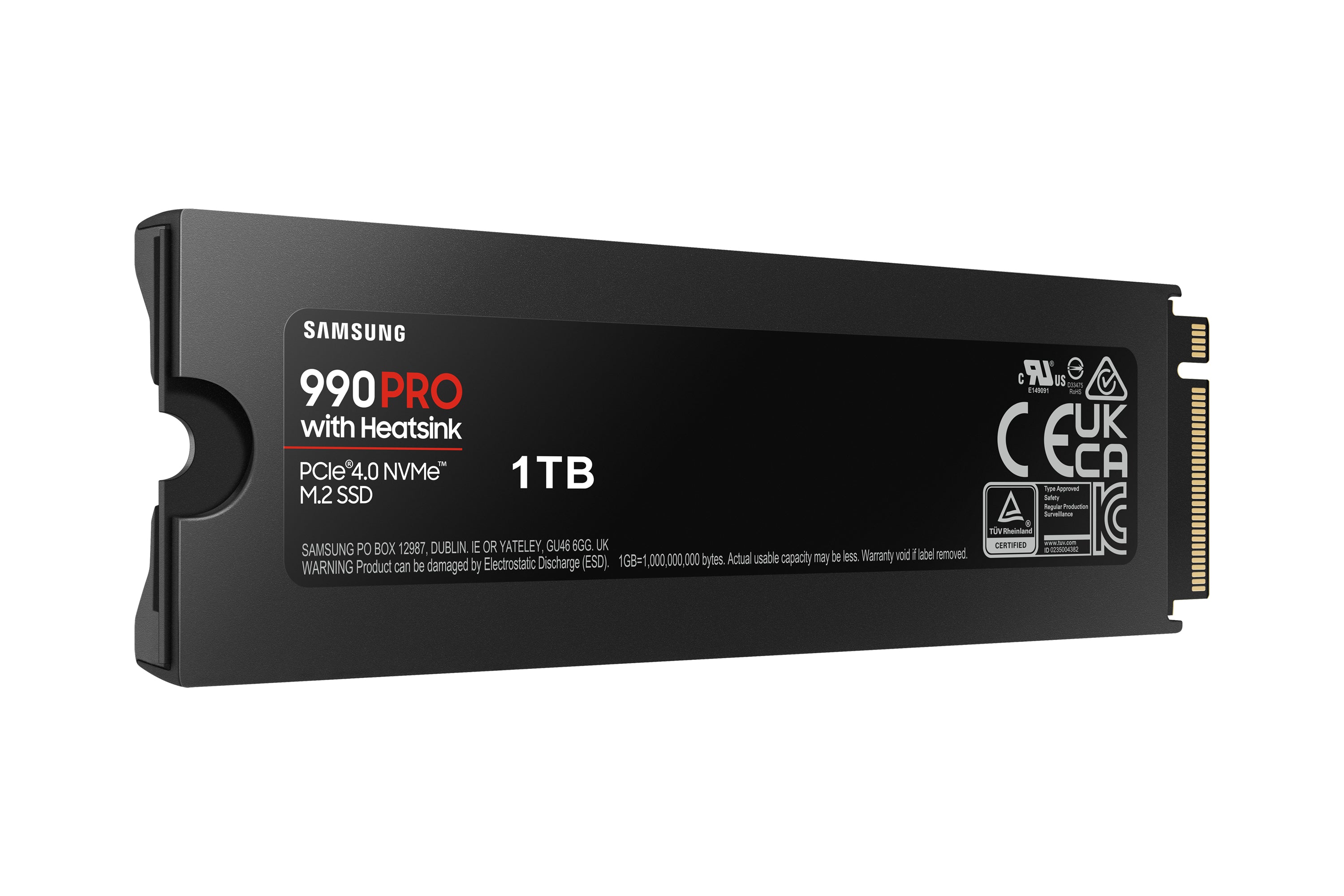 Samsung 990 PRO 1 TB M.2 PCI Express 4.0 NVMe V-NAND MLC (MZ-V9P1T0CW)