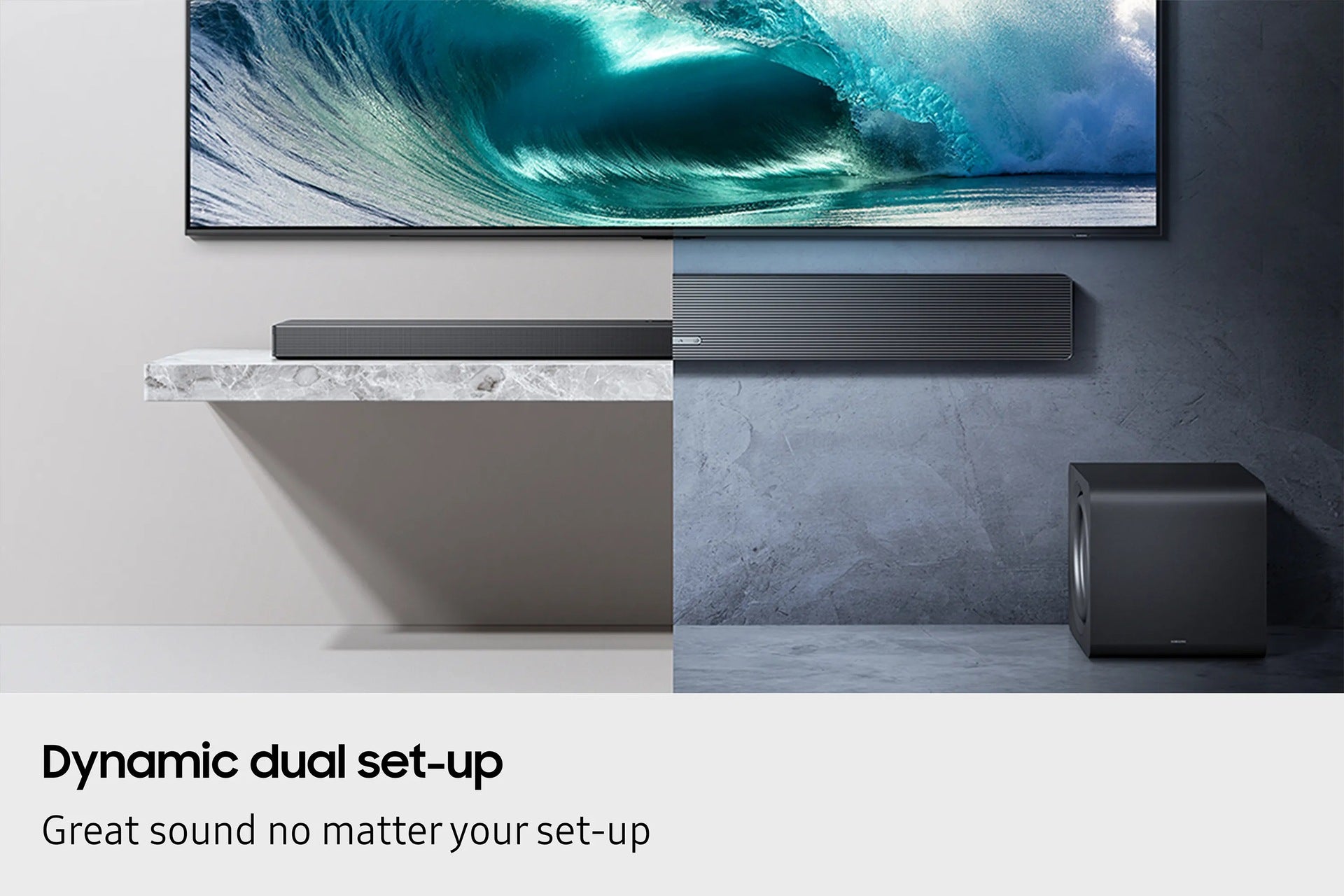 Samsung Q-series QS750F 5.1.2ch Soundbar with Subwoofer & Rear Speakers (2025) (HW-QS750F/EN)
