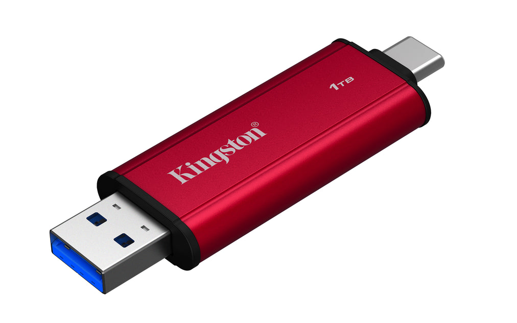 Kingston Technology 1TB Dual USB-A/C Portable SSD, Up to 1050MB/s USB 3.2 Gen 2 (SPSD/1TB)